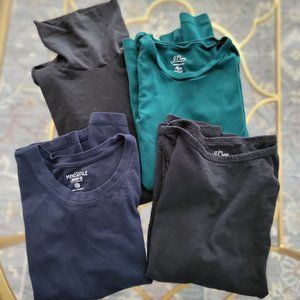 J. Crew Shirt Bundle. 4 shirts total! XS and XXS. Soft Cotton. Never Worn.